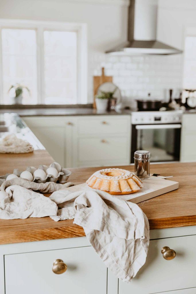 Green Scandinavian Shaker Kitchen
