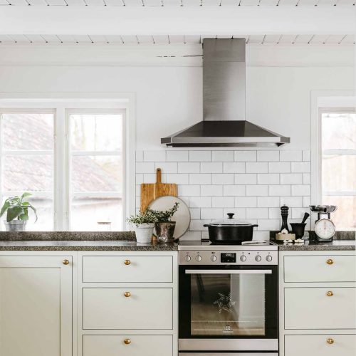 Green Scandinavian Shaker Kitchen